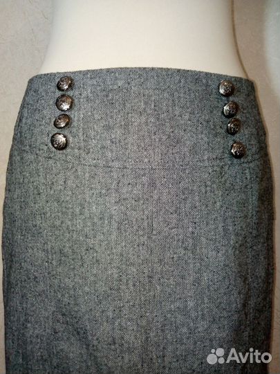 Твидовая юбка карандаш 46 размер F&F
