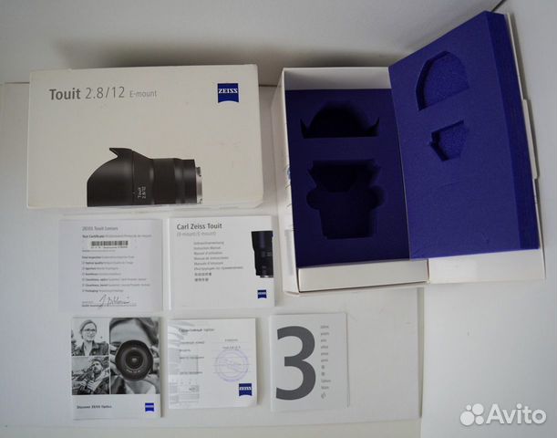 Zeiss Touit 2.8/12 Sony E-Mount объявление продам