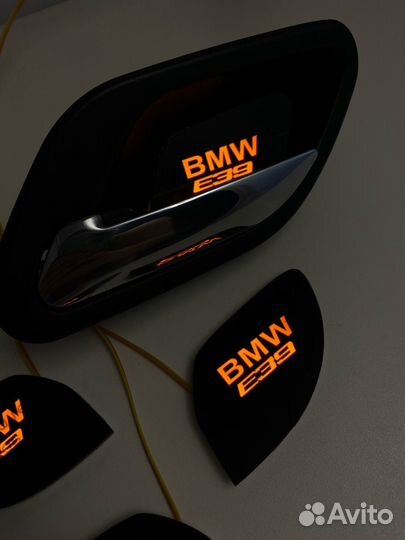 Led подсветка дверных ручек салона BMW 5 E39