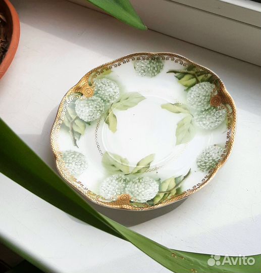 Блюдце фарфор Розенталь Германия 19 век
