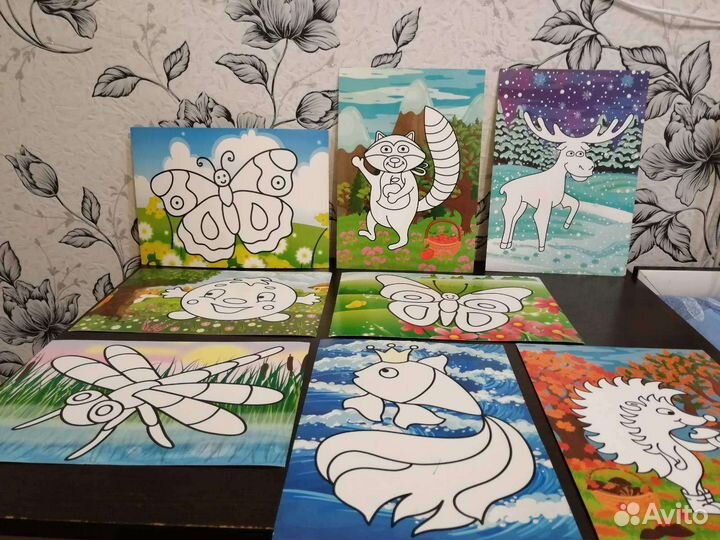 Раскраска пластилином 