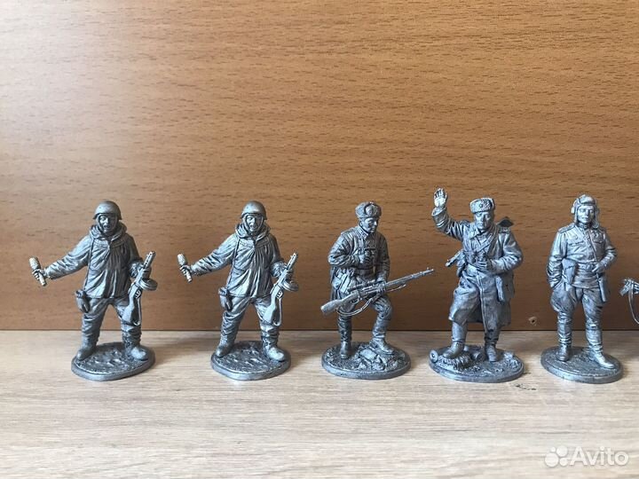 Оловянные солдатики ВОВ, вторая мировая. 54мм