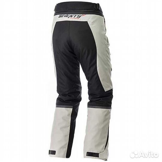 Technical Biker мотоштаны Three layers Seventy SD-PT1 in Black Gray Waterproof Fabric