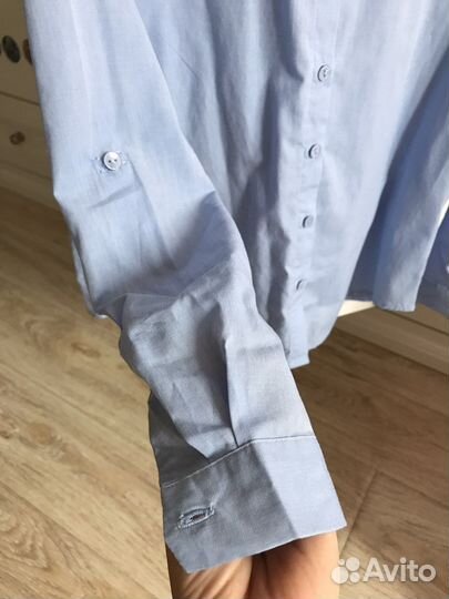 Рубашка sela хлопковая на девочку 146 см