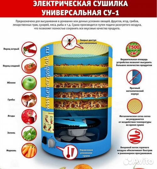 Сушилка Элвин 30л