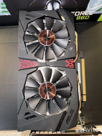 Видеокарта gtx 960 4 gb asus strix