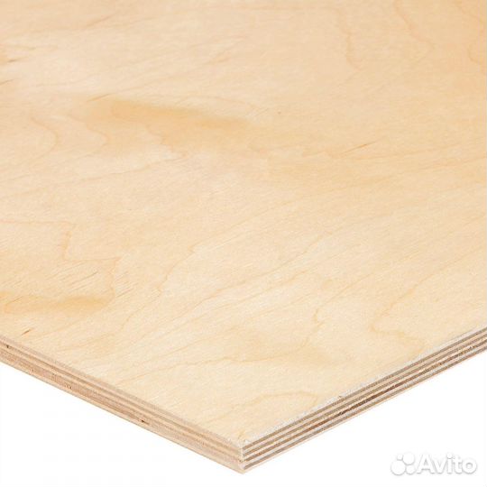 Фанера Фк 4 мм 1525х1525 сорт 4/4 влагостойкая