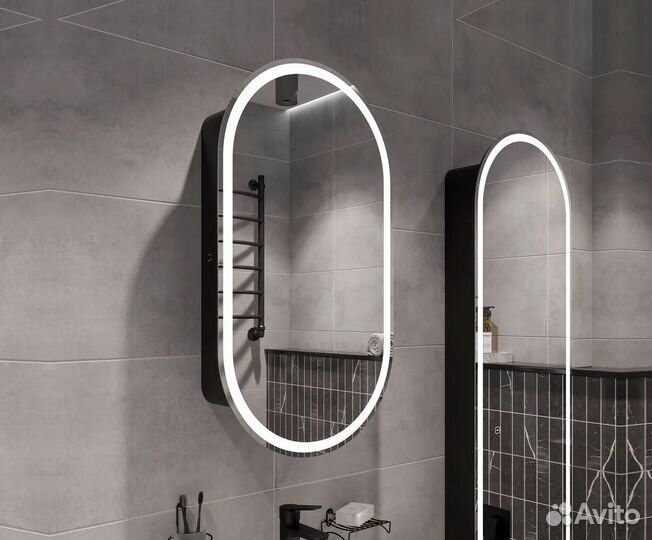 Зеркальный шкаф в ванную