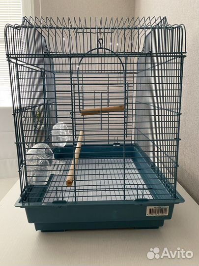 Клетка для птиц-эмаль №1 укомплектованная