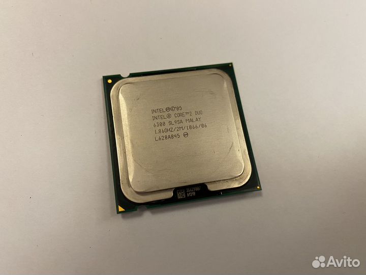 Процессор Intel Core 2 Duo 1,86Ghz + кулер