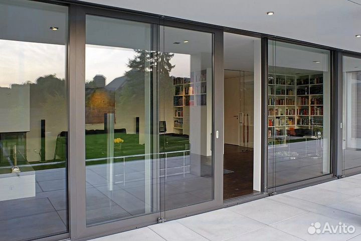 Алюминиевые раздвижные окна с гарантией