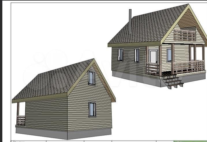 Дача 56 м² на участке 6 сот.