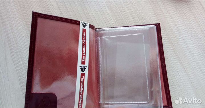 Обложка для автодокументов нат.кожа, новая