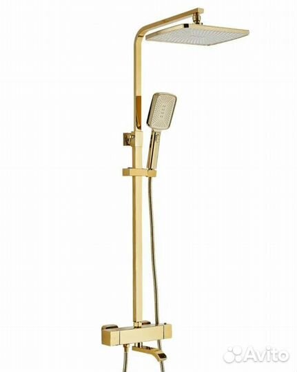 Душевая система с тропическим душем и термостатом