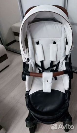 Коляска 2 в 1 Aroteam Bartolo Prima эко-кожа