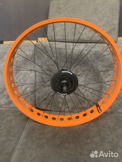 Заднее колесо на фэтбайк 26