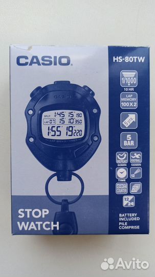 Cекундомер Casio hs-80tw