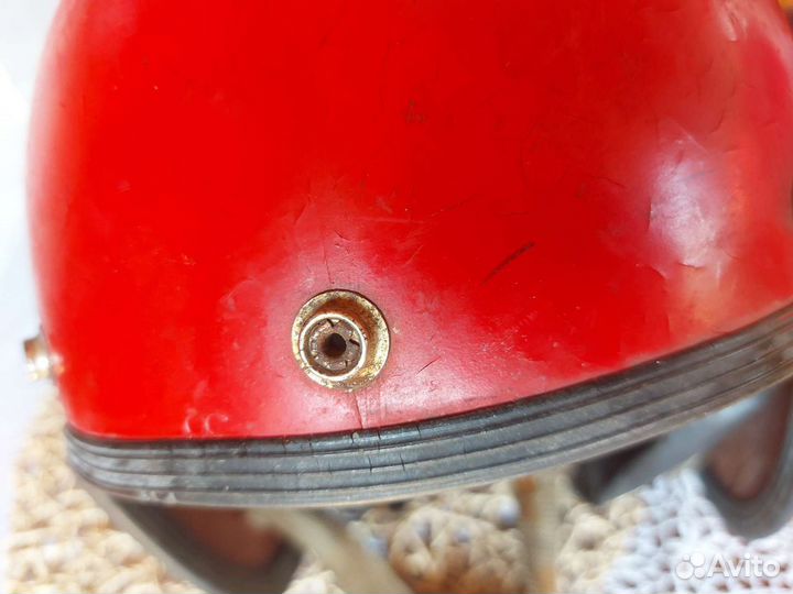 Ретро шлем мотоциклиста СССР 70 е