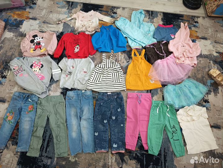 Пакет вещей на девочку от 2-3 лет