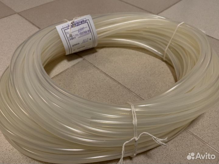 Силиконовый медицинский шланг 6х10