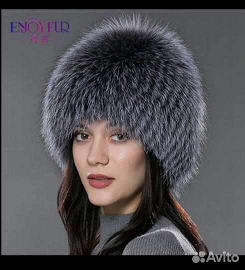 Шапка мех лисы