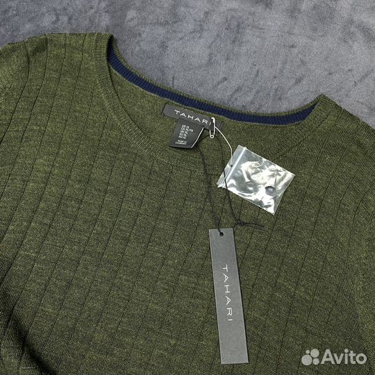 Джемпер новый меринос Tahari р.XL оригинал