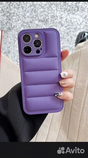 Чехол пуховик для айфон макс про