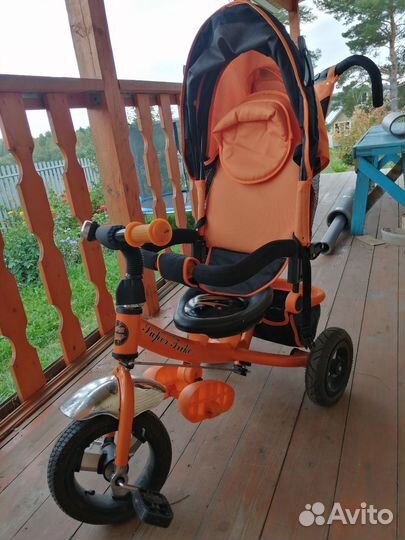 Велосипед детский с родительской ручкой