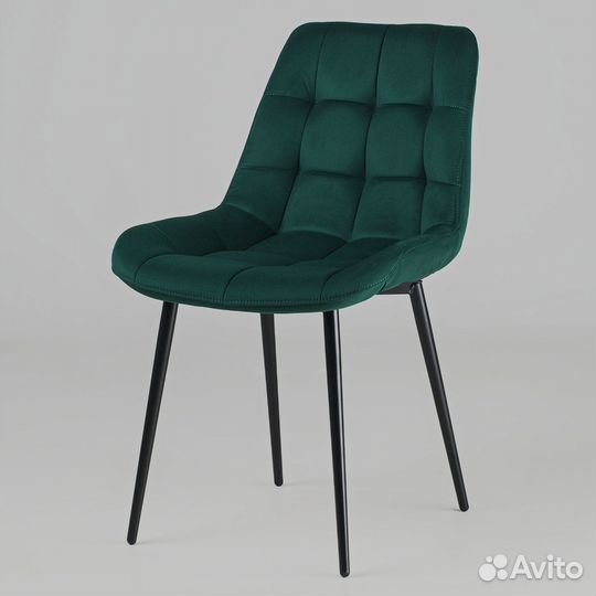 Стул кухонный металлический зеленый