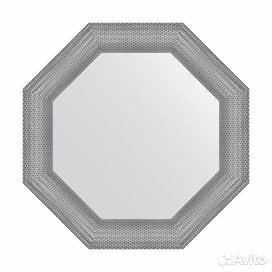 Зеркало Evoform Octagon BY 3878 67x67 серебряная
