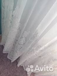 Продаю красивую белую тюль