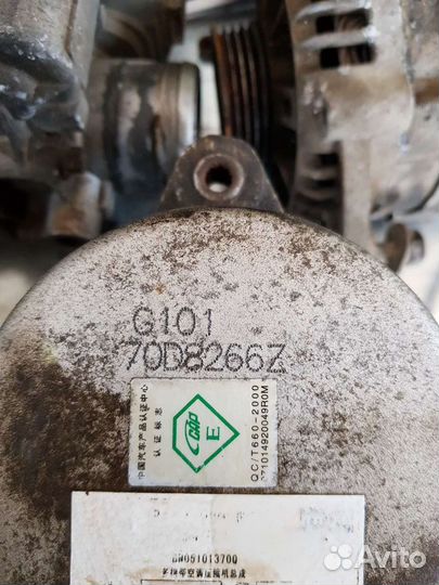 Компрессор кондиционера на Chery QQ s21