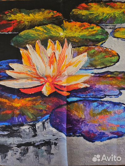 Платок на шею, 100 % шёлк, Италия