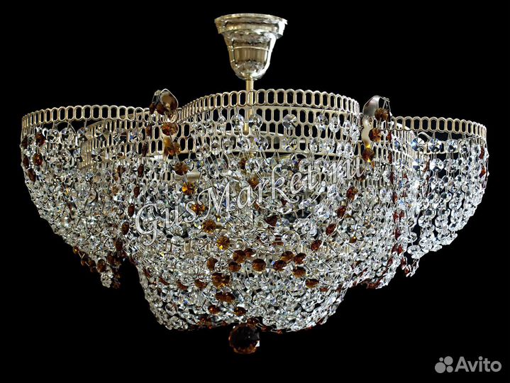 Потолочная хрустальная люстра 