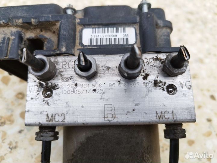 Блок ABS насос Citroen C4