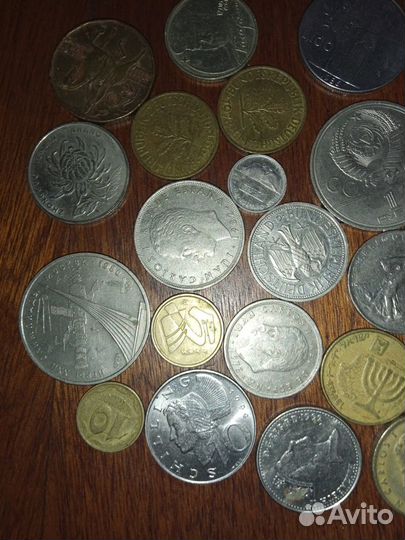 Монеты 30 шт., одним лотом