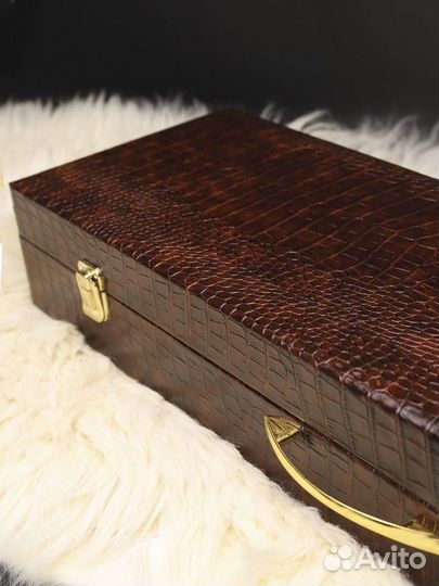 Шашлычный набор в подарочном кейсе