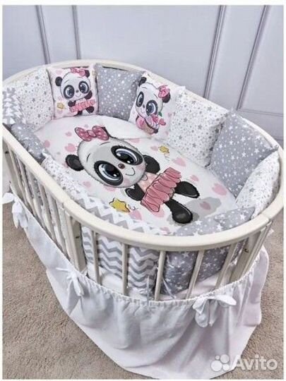 Бортики в кроватку новые