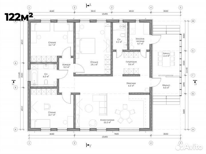 Каркасный дом под ключ