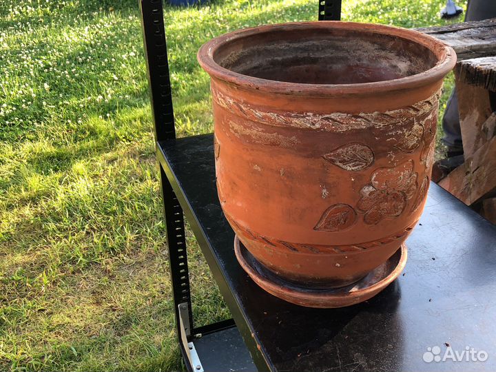 Цветочные горшки керамика б/у