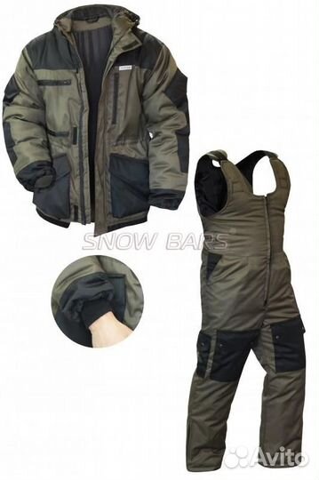 Костюм зимний Горка, ткань грета, ц.Хаки