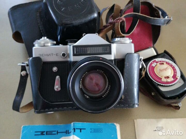 Фотоаппарат Зенит-Е объектив helios-44-2 1979г