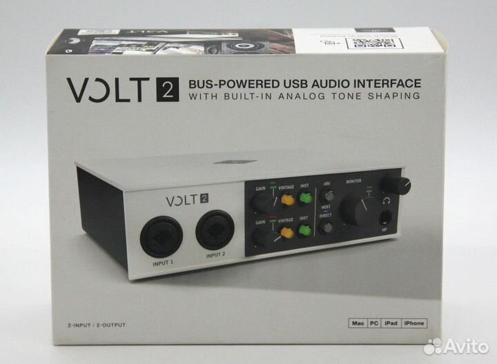 Звуковая карта Universal Audio volt 2