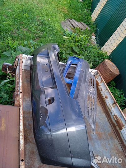 Бампер задний рено логан