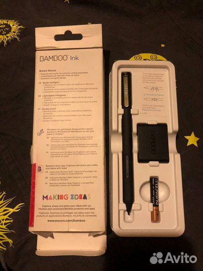 Стилус wacom Bamboo Ink Smart Stylus CS321AK (США)
