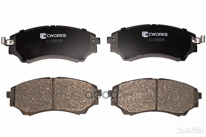 Колодки передние C11CR0259 cworks