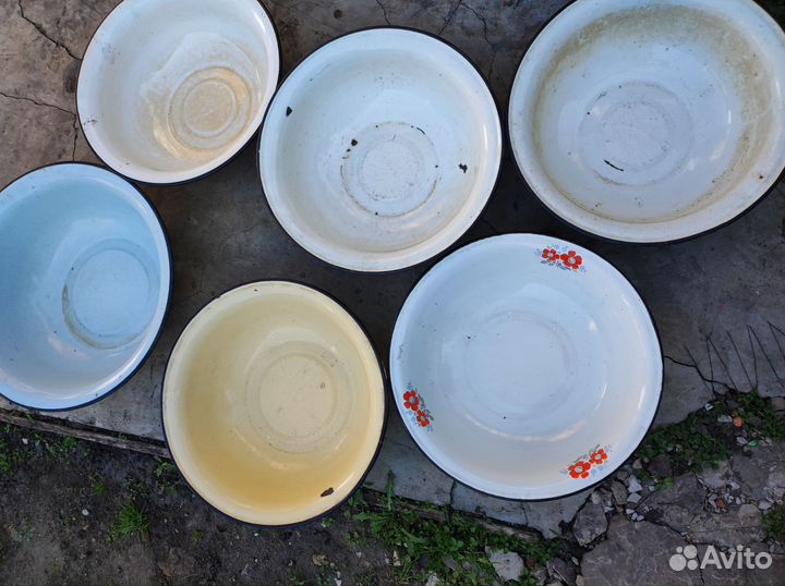 Таз эмалированный СССР