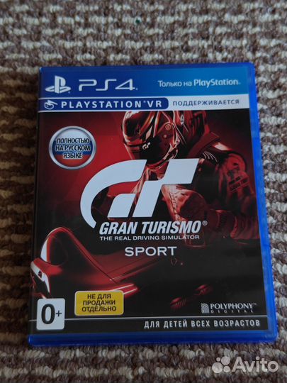Игра gran turismo sport ps4