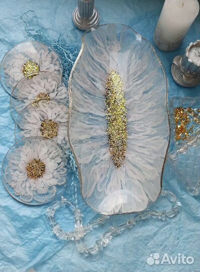 Подарочный набор из эпоксидной смолы