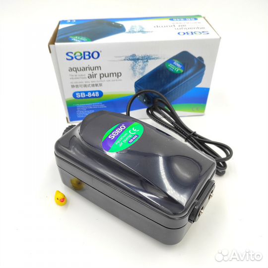 Компрессор для аквариума Sobo SB-848 9 л/мин, 12W